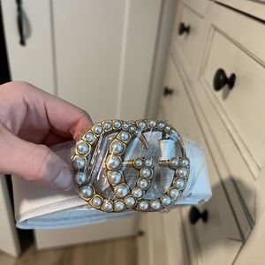Gucci Pearl Belt size 90